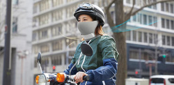 Футуристическая маска AiryTail от Panasonic поможет очистить воздух 
