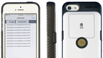 Устройство, разработанное AsReader, превращает смартфоны в RFID-ридеры и райтеры 